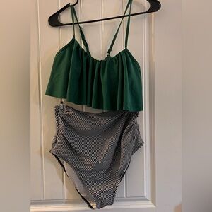 Vintage High Waist Maternity Bikini